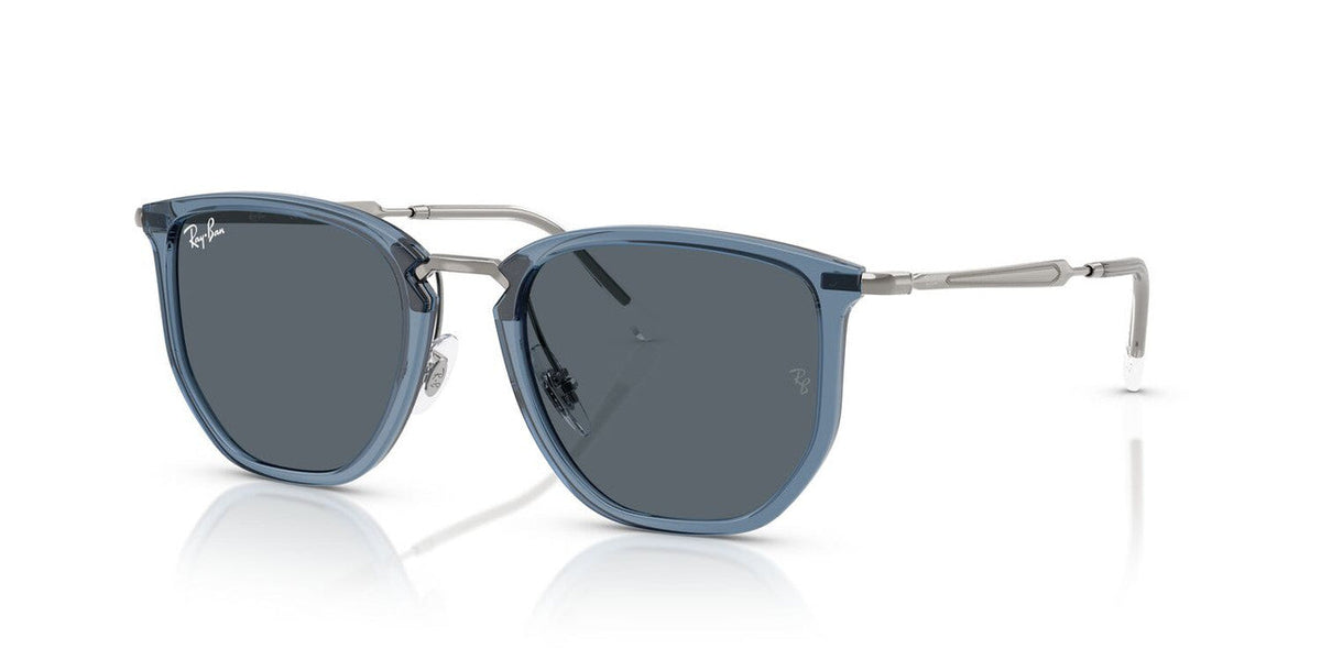 Lentes De Sol Ray-Ban RB4451 Azul Transparente