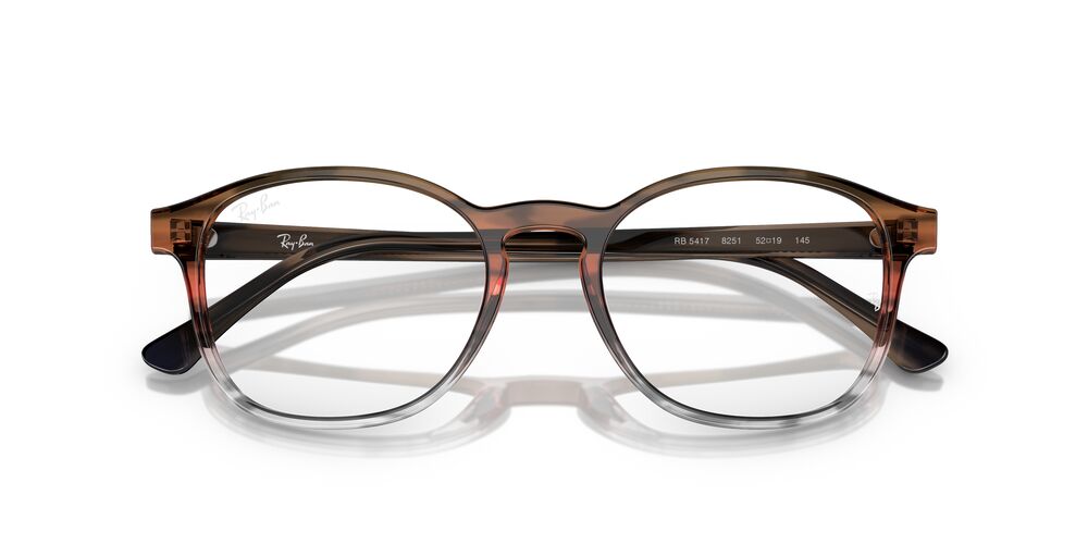Lentes Oftálmicos Ray-Ban RX5417 Cafe Transparente