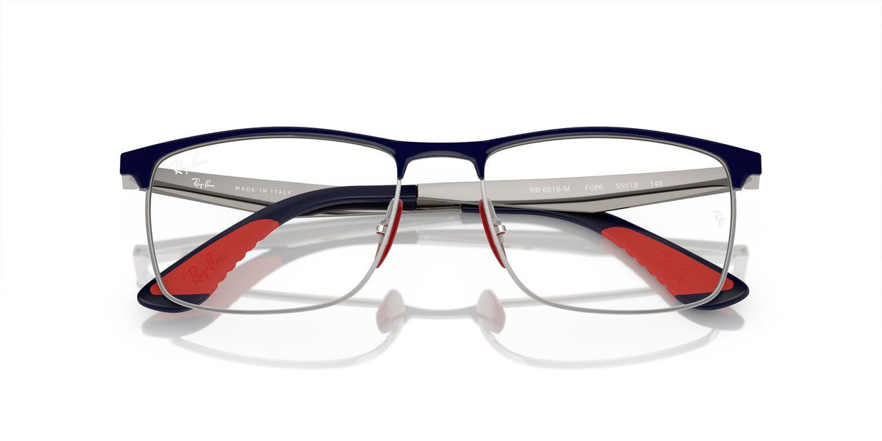 Lentes Oftálmicos Ray-Ban RX6516M Azul/Plateado