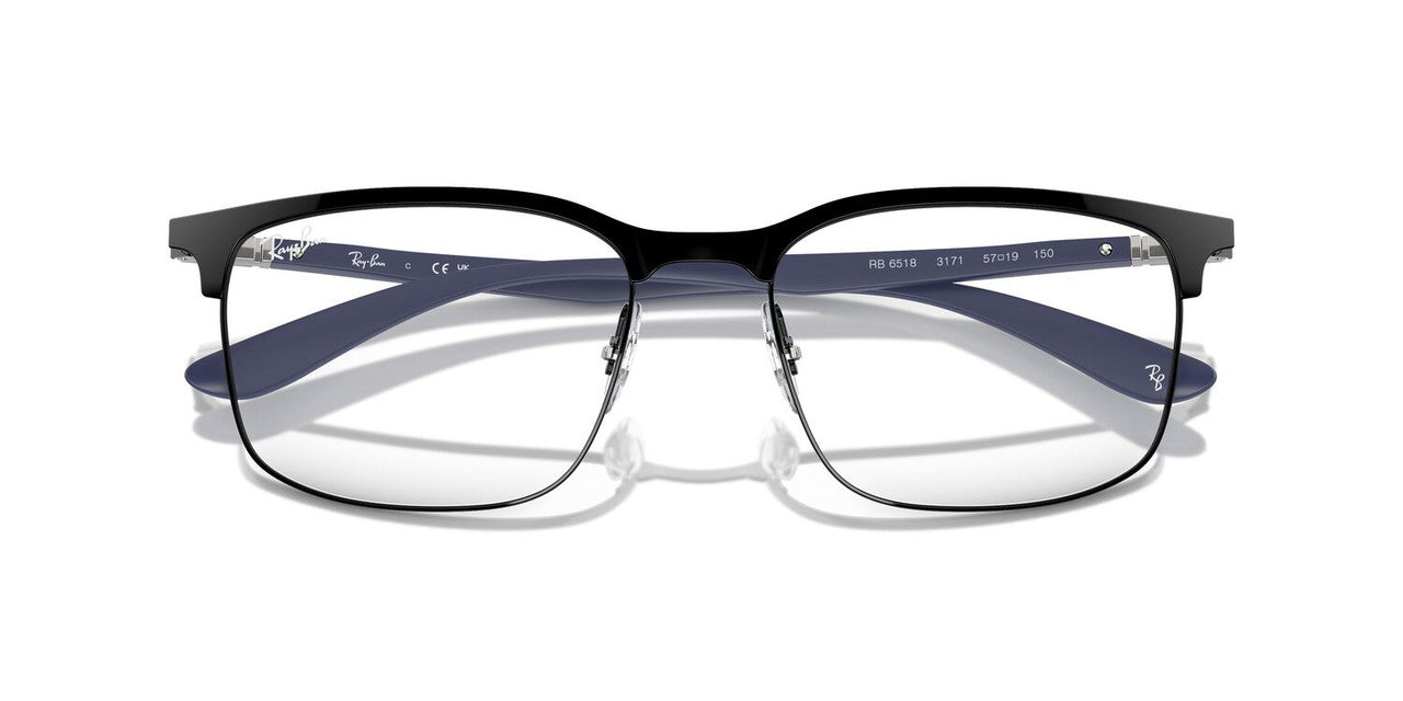 Lentes Oftálmicos Ray-Ban RX6518 Negro/Azul
