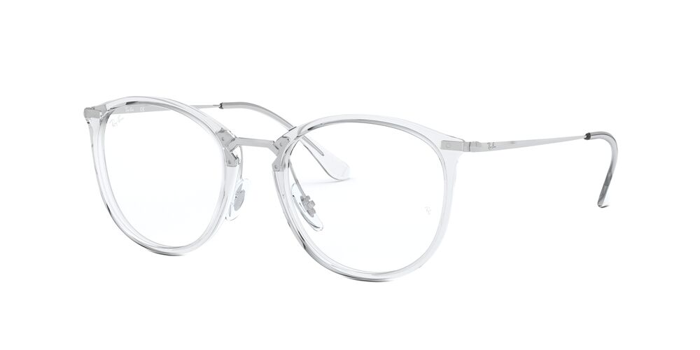Lentes Oftálmicos Ray-Ban RX7140 Transp/Platead.