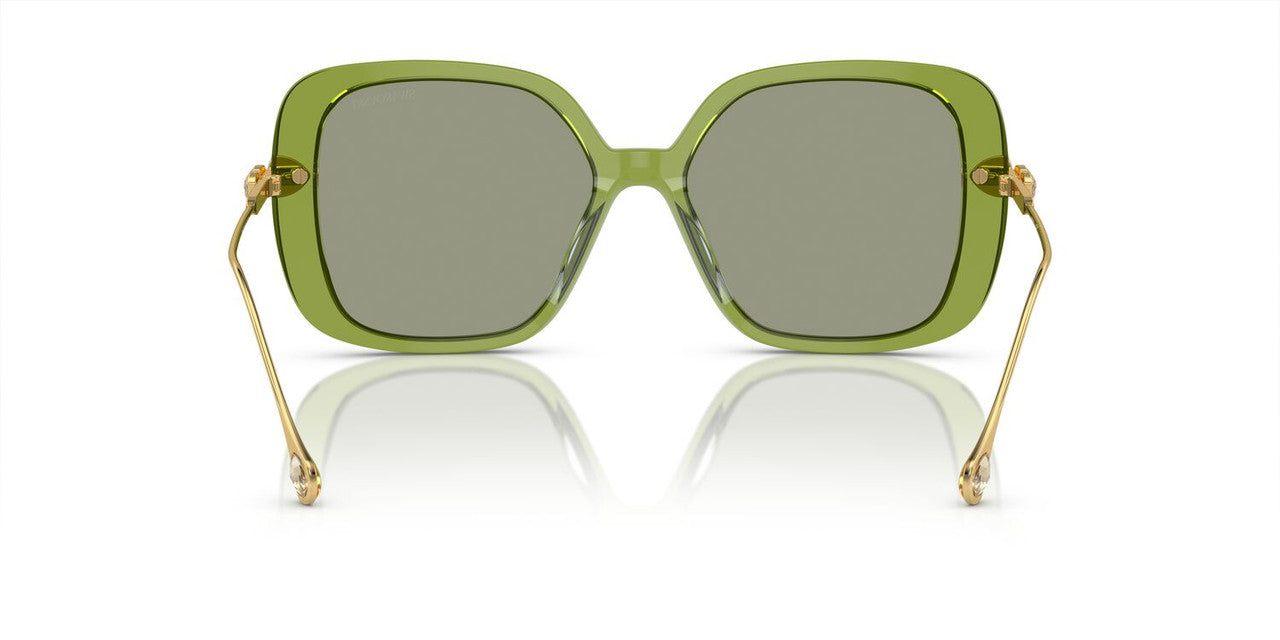 Lentes De Sol Swarovski SK6011 Verde Transparente