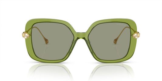 Lentes De Sol Swarovski SK6011 Verde Transparente