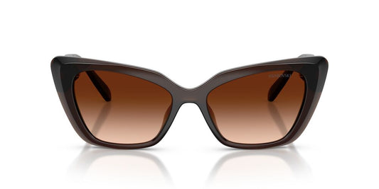 Lentes De Sol Swarovski SK6047 Cafe Transparente