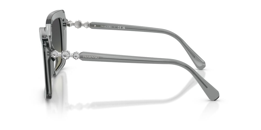 Lentes De Sol Swarovski SK6049 Gris Transparente