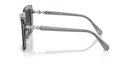 Lentes De Sol Swarovski SK6049 Gris Transparente