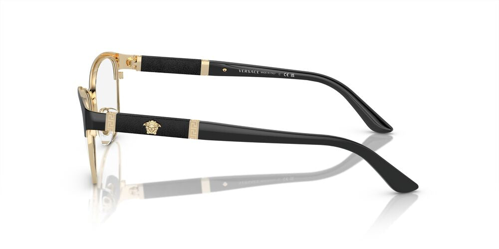 Lentes Oftálmicos Versace VE1233Q Negro/Dorado