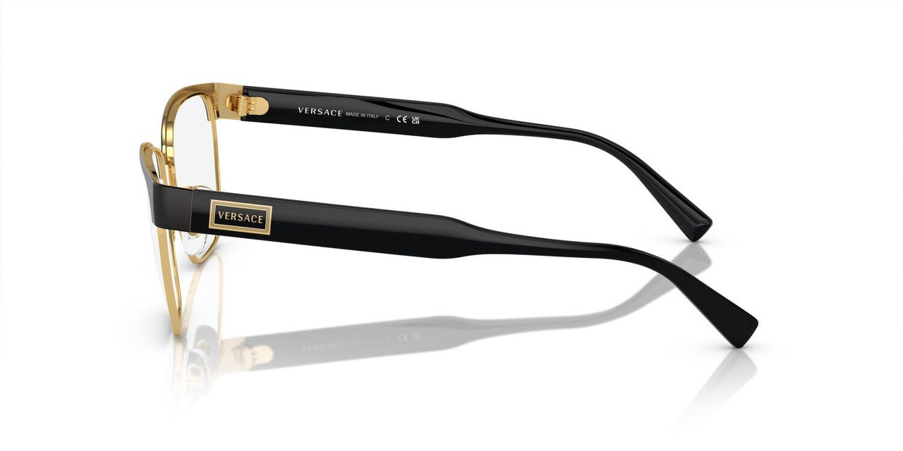 Lentes Oftálmicos Versace VE1264 Negro/Dorado