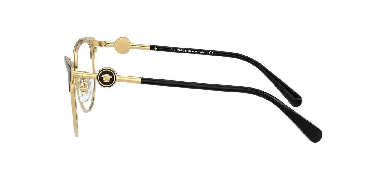 Lentes Oftálmicos Versace VE1271 Negro/Dorado