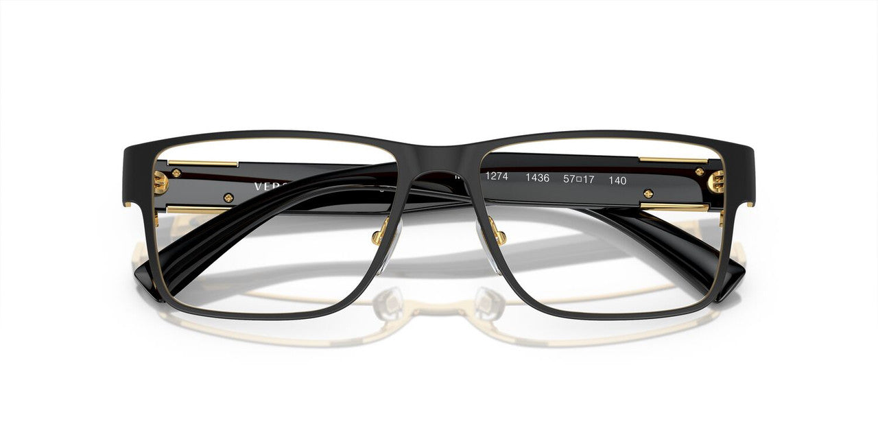 Lentes Oftálmicos Versace VE1274 Negro/Dorado