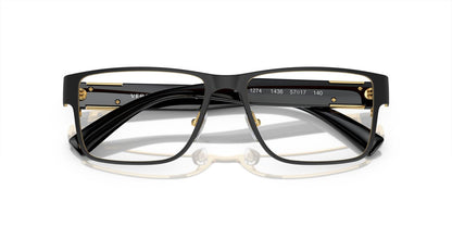 Lentes Oftálmicos Versace VE1274 Negro/Dorado
