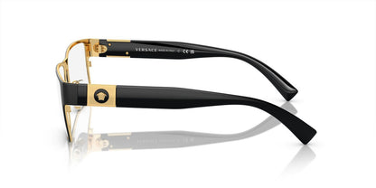 Lentes Oftálmicos Versace VE1274 Negro/Dorado