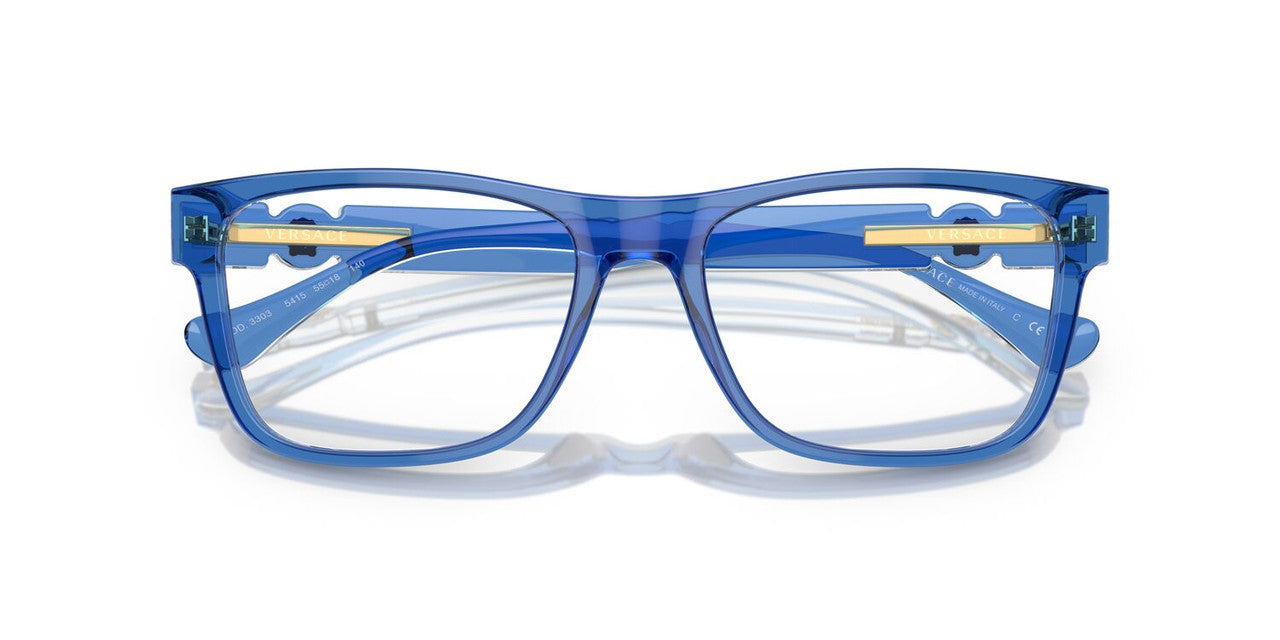 Lentes Oftálmicos Versace VE3303 Azul Transparente