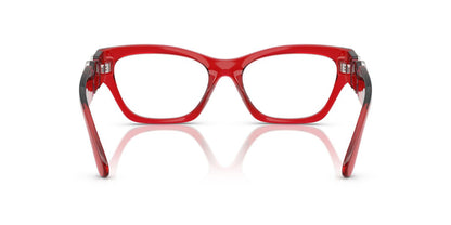 Lentes Oftálmicos Versace VE3367-U Rojo Transparente