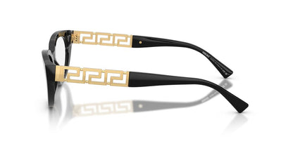 Lentes Oftálmicos Versace VE3383 Negro/Dorado