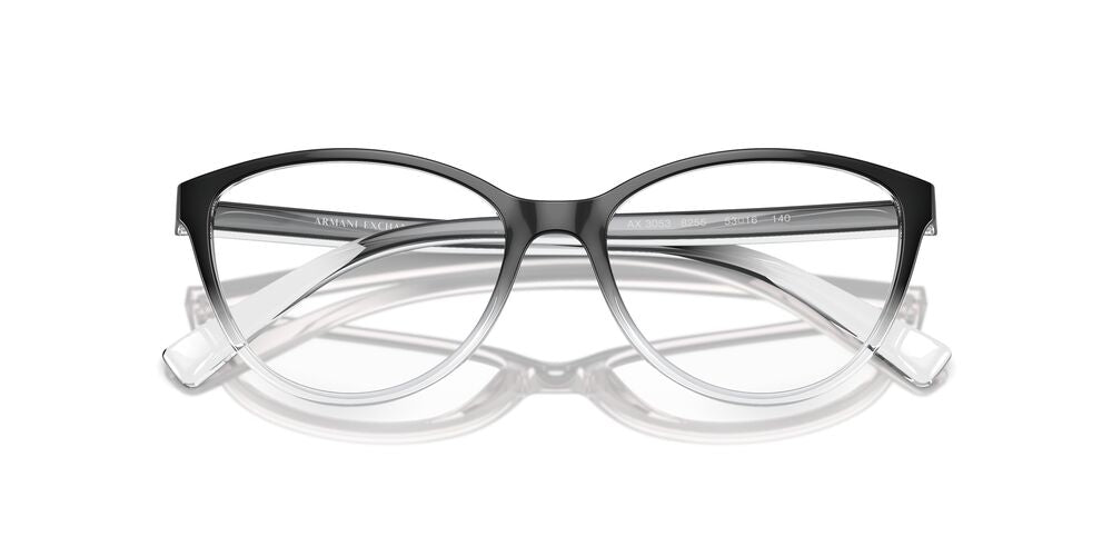 Lentes Oftálmicos Armani Exchange AX3053 Negro/Transparente