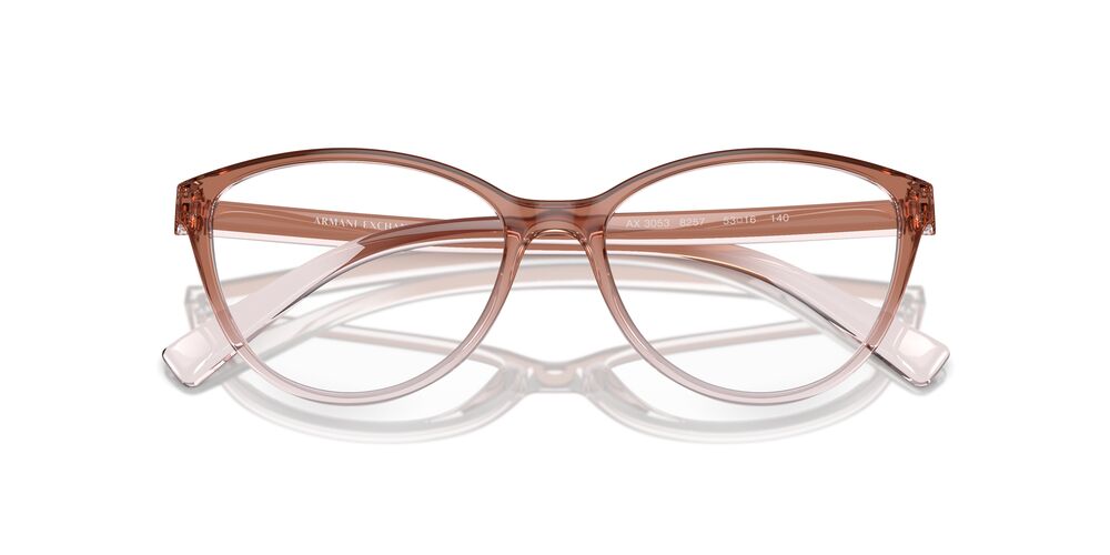 Lentes Oftálmicos Armani Exchange AX3053 Cafe/Rosado