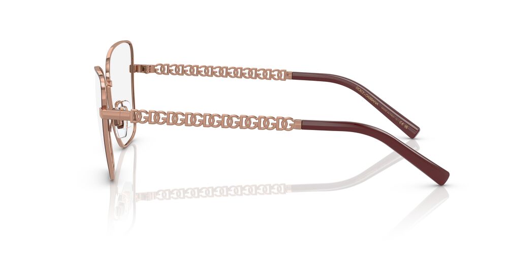 Lentes Oftálmicos Dolce & Gabbana DG1346 Vino/Dorado