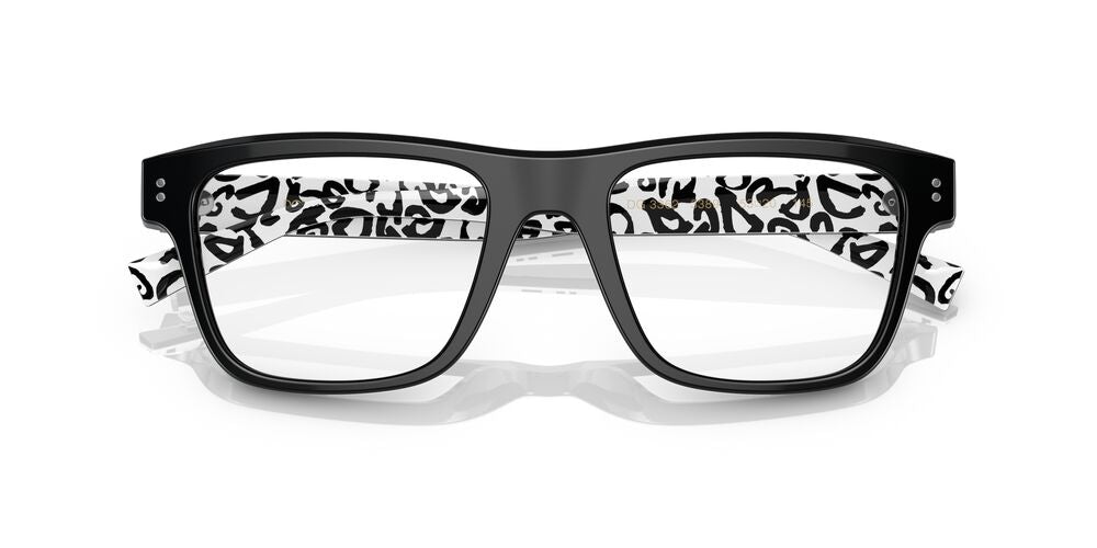 Lentes Oftálmicos Dolce & Gabbana DG3362 Negro/Blanco