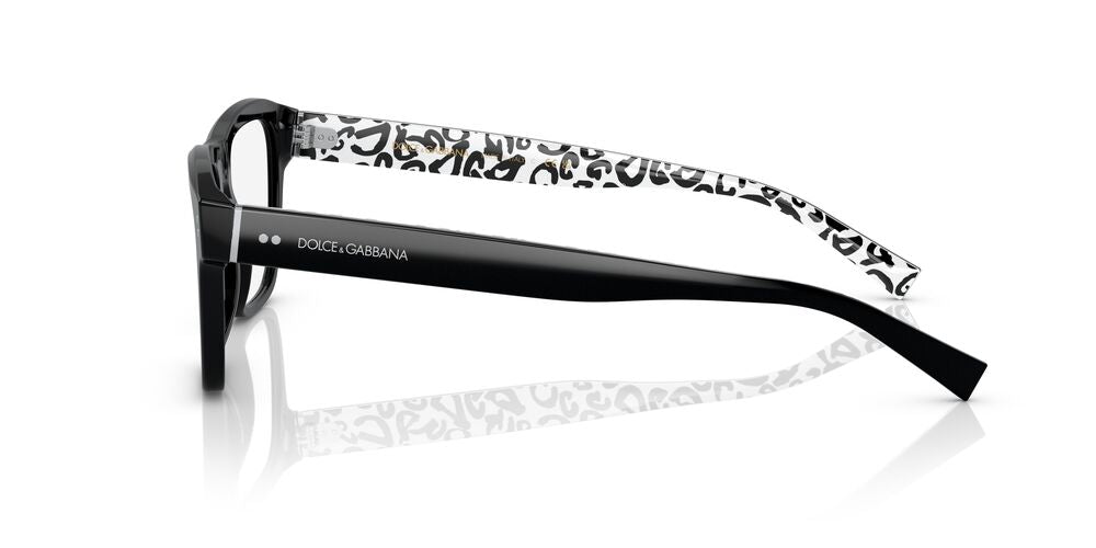 Lentes Oftálmicos Dolce & Gabbana DG3362 Negro/Blanco
