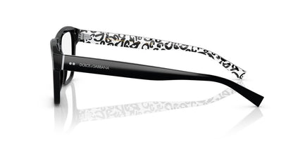 Lentes Oftálmicos Dolce & Gabbana DG3362 Negro/Blanco