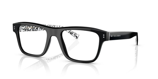 Lentes Oftálmicos Dolce & Gabbana DG3362 Negro/Blanco