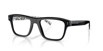 Lentes Oftálmicos Dolce & Gabbana DG3362 Negro/Blanco