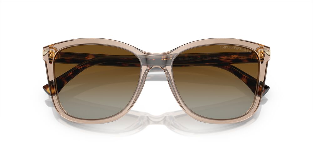 Lentes De Sol Emporio Armani EA4060 Cafe Transparente