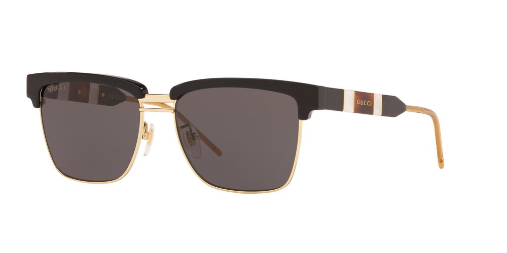 Lentes De Sol Gucci GG0603S Negro/Dorado