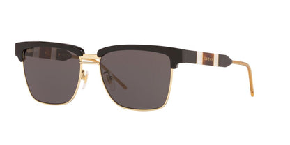 Lentes De Sol Gucci GG0603S Negro/Dorado