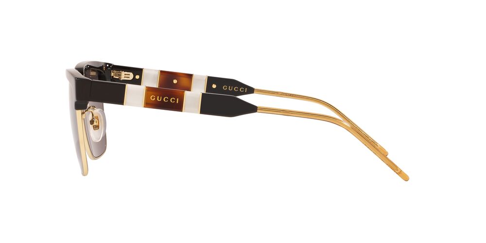 Lentes De Sol Gucci GG0603S Negro/Dorado