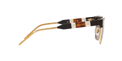 Lentes De Sol Gucci GG0603S Negro/Dorado