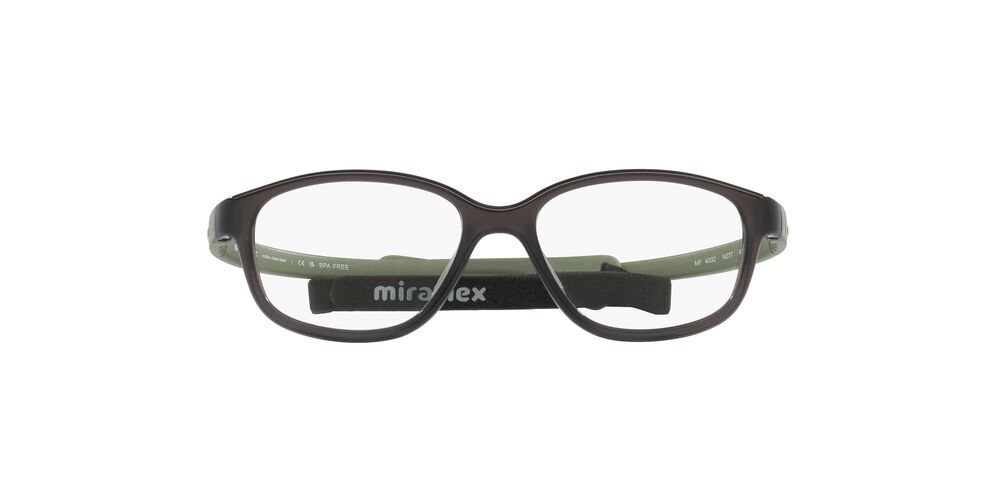 Lentes Oftálmicos Miraflex Jr MF4032 Gris Transparente