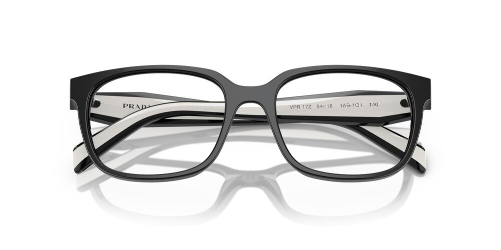 Lentes Oftálmicos Prada VPR17Z Negro/Blanco