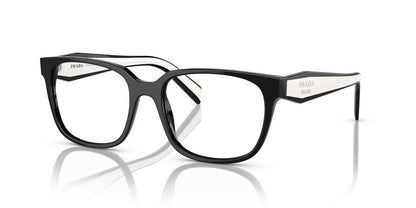 Lentes Oftálmicos Prada VPR17Z Negro/Blanco