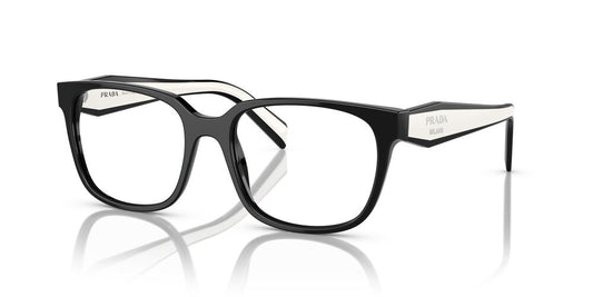 Lentes Oftálmicos Prada VPR17Z Negro/Blanco