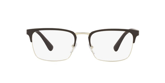 Lentes Oftálmicos Prada VPR54T Cafe/Dorado