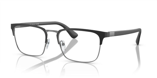 Lentes Oftálmicos Prada VPR54T Negro/Plateado