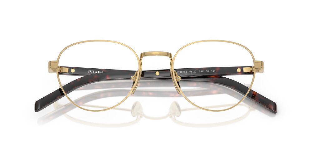 Lentes Oftálmicos Prada VPRB53 Dorado/Carey