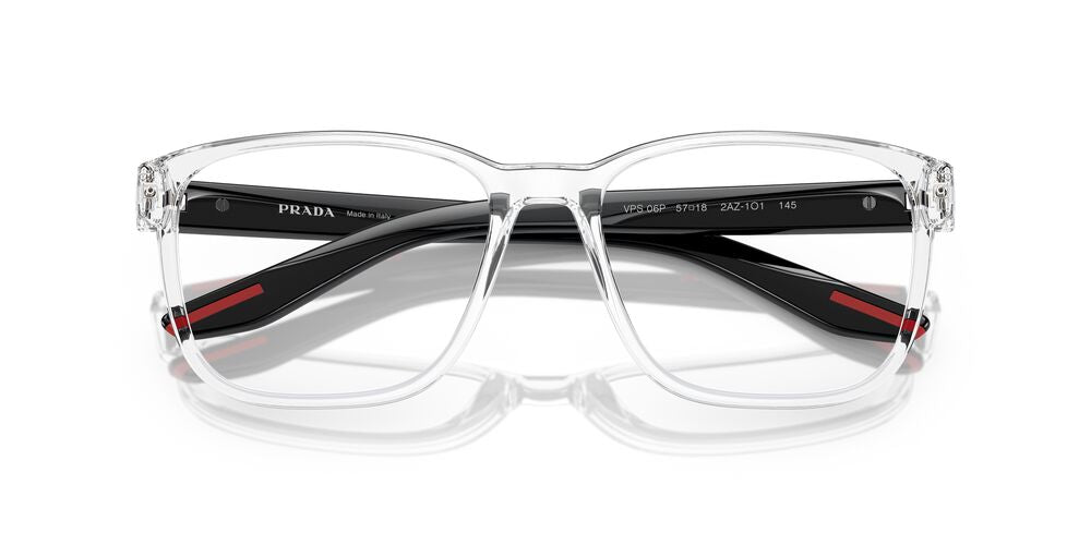Lentes Oftálmicos Prada Linea Rossa VPS06P Transp/Negro