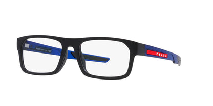 Lentes Oftálmicos Prada Linea Rossa VPS08O Negro Mate/Azul