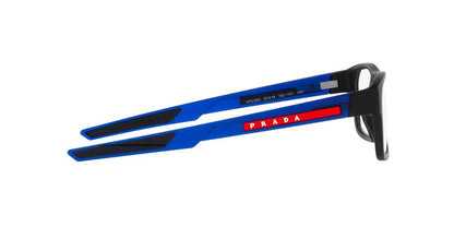 Lentes Oftálmicos Prada Linea Rossa VPS08O Negro Mate/Azul