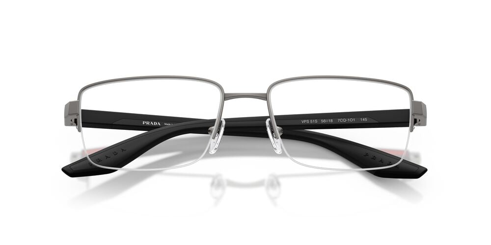 Lentes Oftálmicos Prada Linea Rossa VPS51S Gris Oscuro