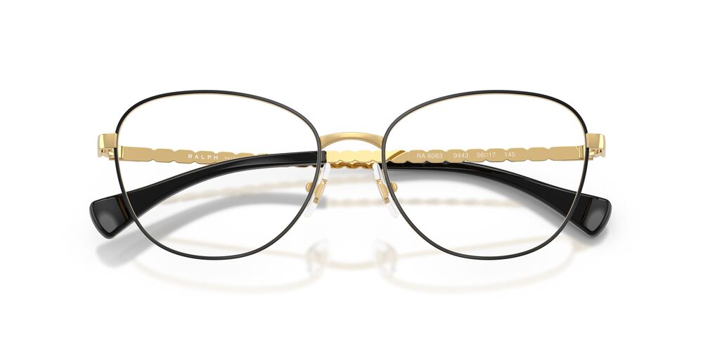 Lentes Oftálmicos Ralph RA6063 Negro/Dorado