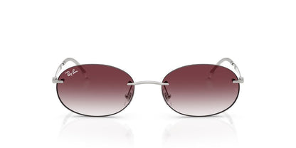 Lentes De Sol Ray-Ban RB3767 Plateado