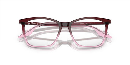 Lentes Oftálmicos Ray-Ban RX5422 Rojo Transparente