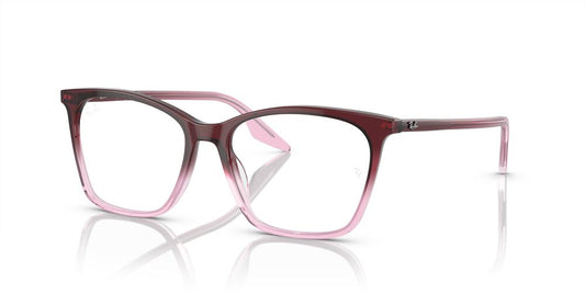 Lentes Oftálmicos Ray-Ban RX5422 Rojo Transparente