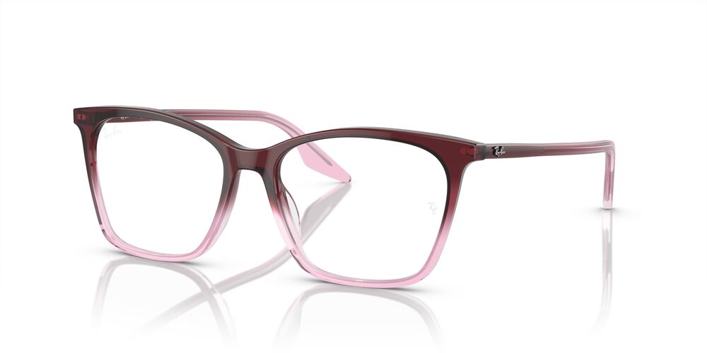 Lentes Oftálmicos Ray-Ban RX5422 Rojo Transparente