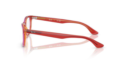 Lentes Oftálmicos Ray-Ban Jr RY1642 Rojo Transparente