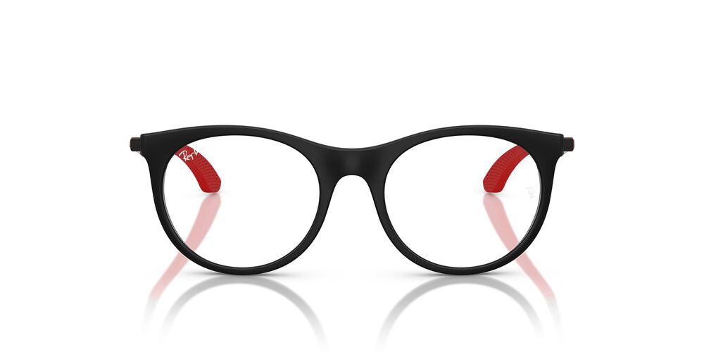 Lentes Oftálmicos Ray-Ban Jr RY9082V Negro Mate/Rojo